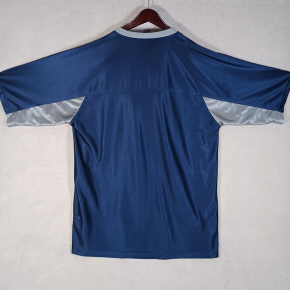 New England Patriots Men's XL Navy/Grey Jersey NFL Team Apparel Large Spell-out - Picture 4 of 7